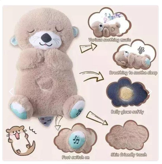 Nutria Peluche De Apego Respira Bebe