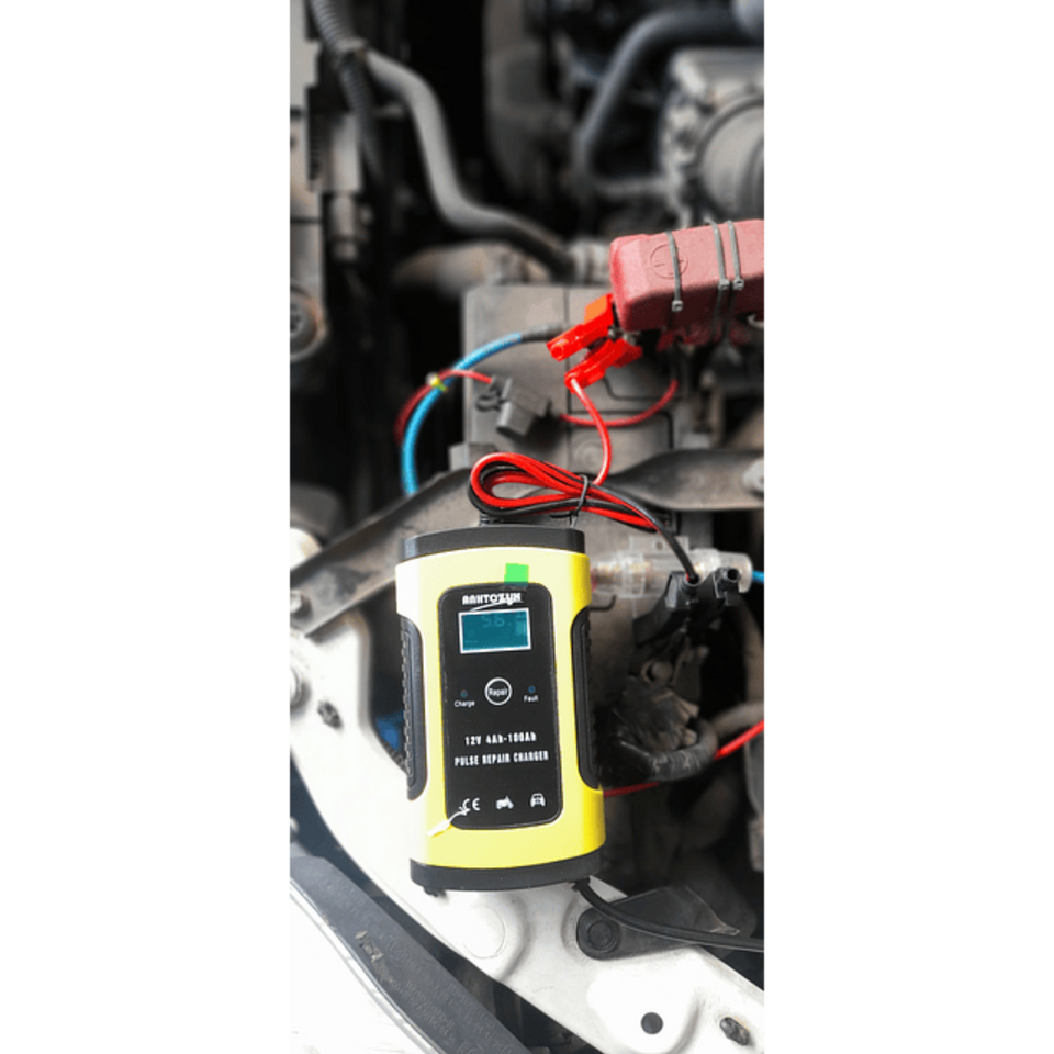 Cargador De Bateria Auto Moto 12v
