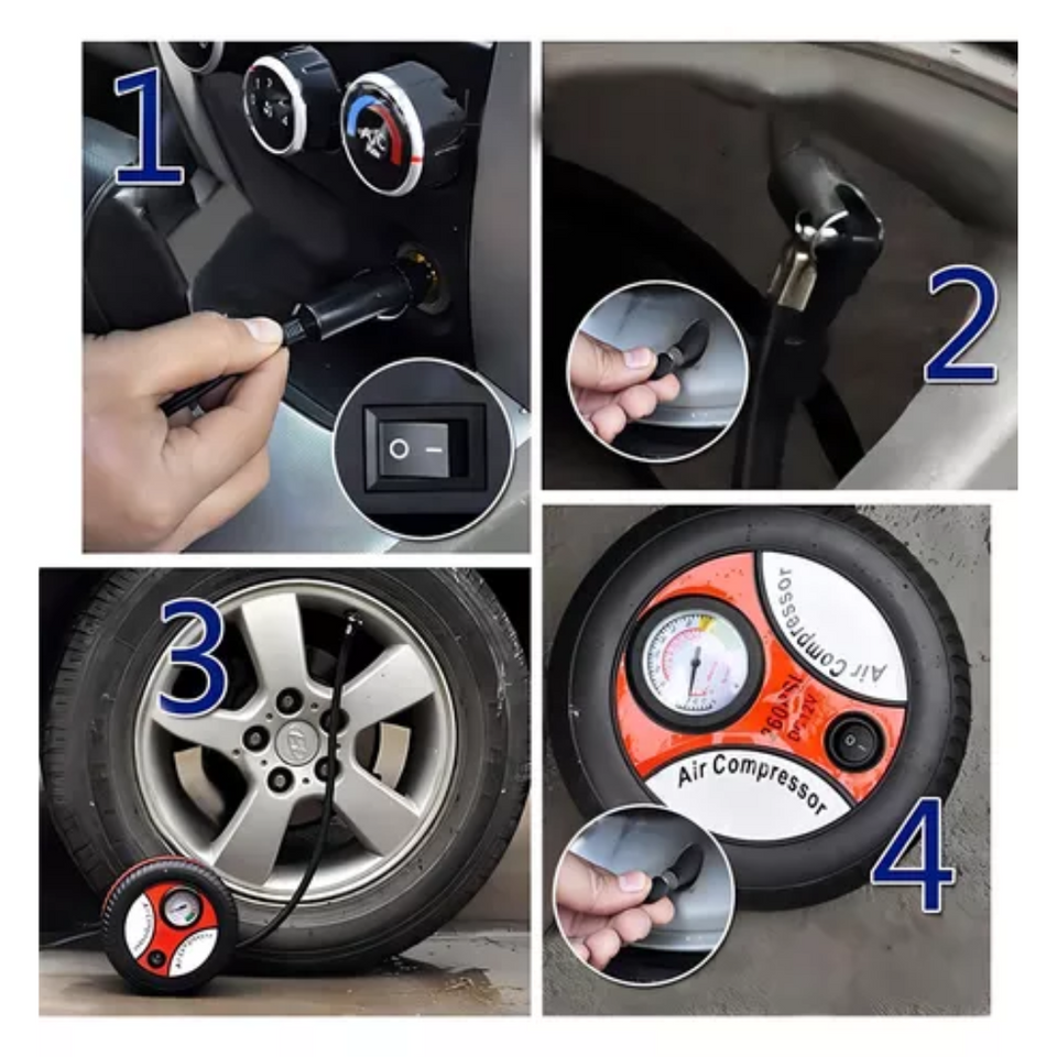 Compresor De Aire Portable Rueda
